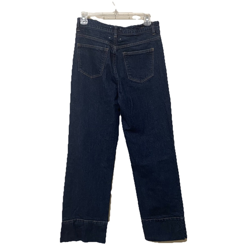 Habitual Jeans Women 4/27 Stovepipe Straight Leg Stretch Creased wide leg - Picture 6 of 8